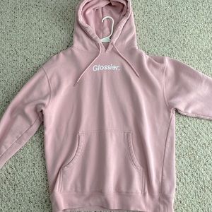 Glossier Pink Sweatshirt Pullover